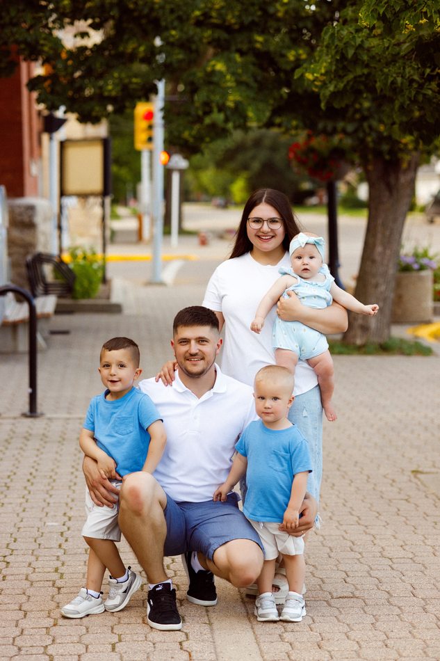 Family photography — an afternoon in town