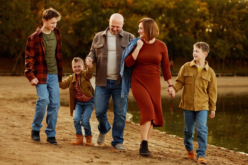 Family photography — autumn walks