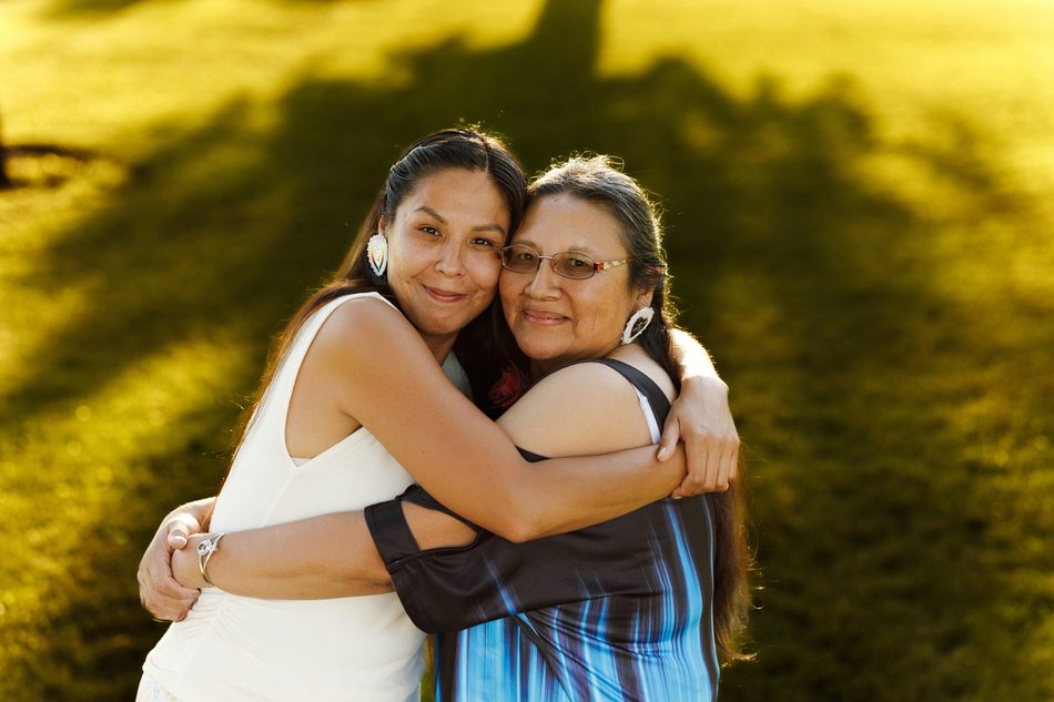 Family photography — side by side