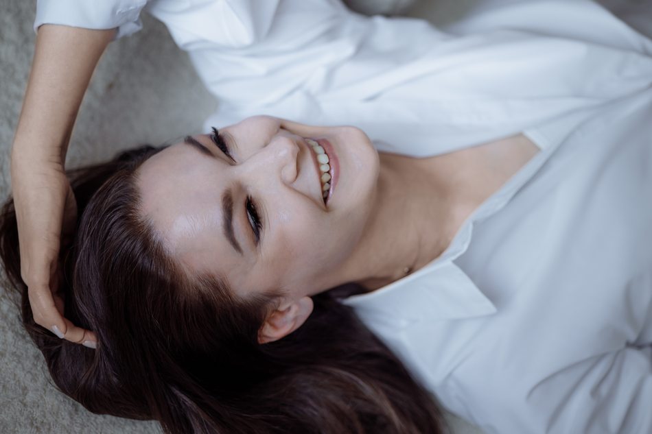 Individual portrait — an unguarded smile