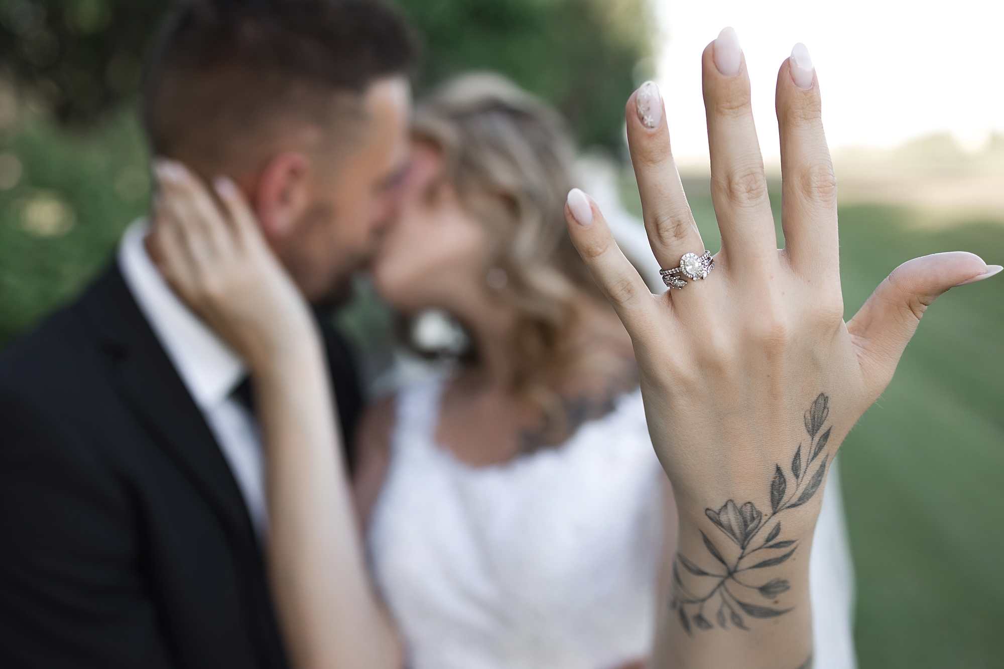 Sam and Ruth during their wedding photography session.