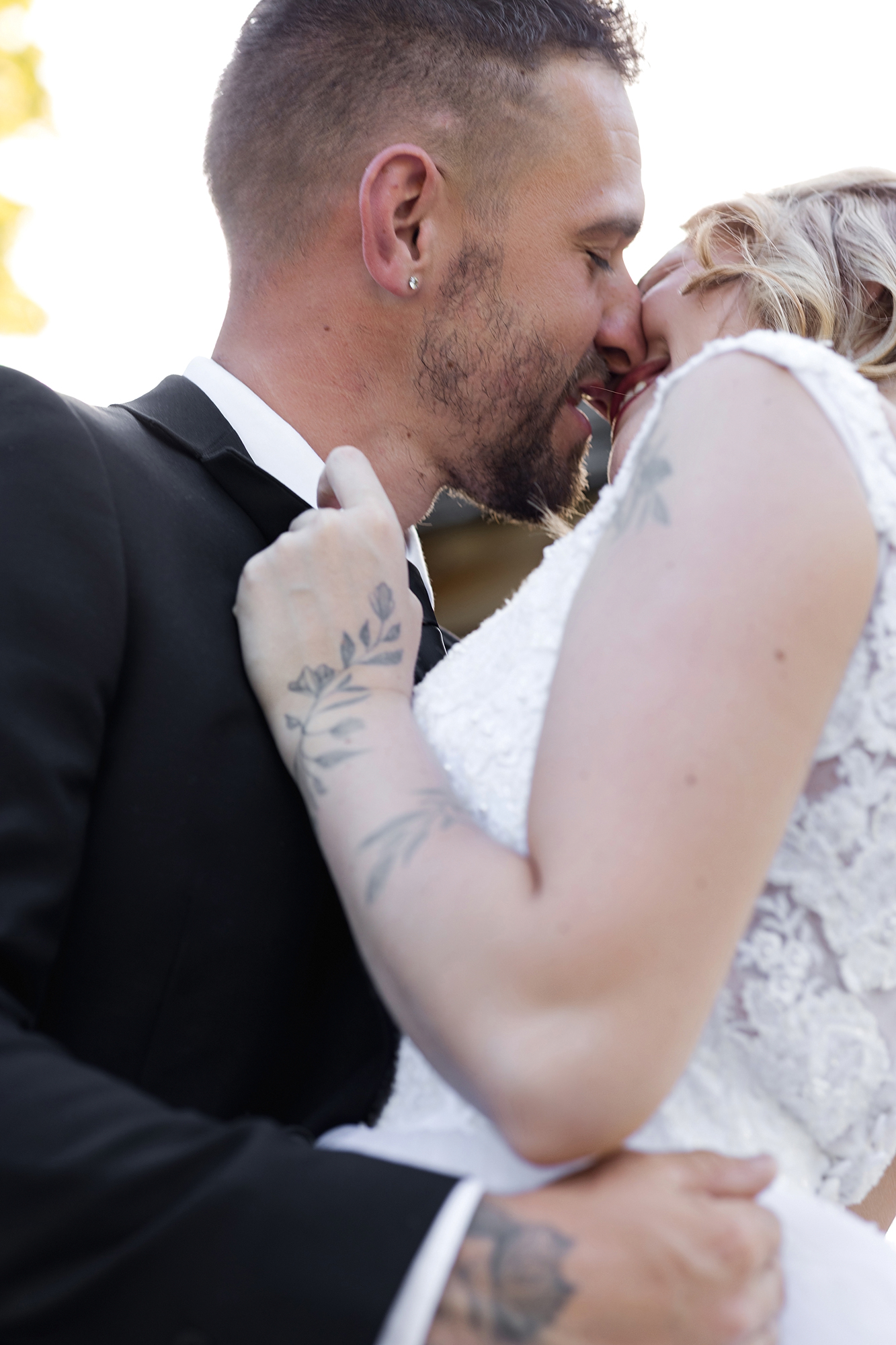 Sam and Ruth wedding photography moment 10 in Morden.